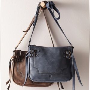 FRYE NWT Brooke Suede Crossbody